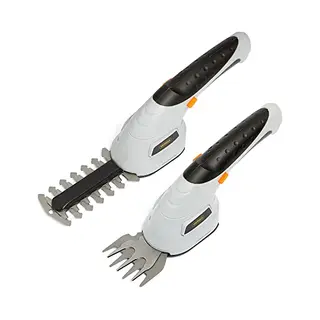 VonHaus Hedge Trimmer & Grass Shears Cordless 2 In 1 – Handheld Cutter For Hedges, Bushes, Branches, Shrubs, Lawn Edging – 3.6V Battery, 2