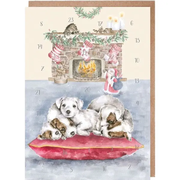 Wrendale Designs By Hannah Dale – All I Want For Christmas – Adventskalenderkarte – 158 X 210 Mm thumbnail