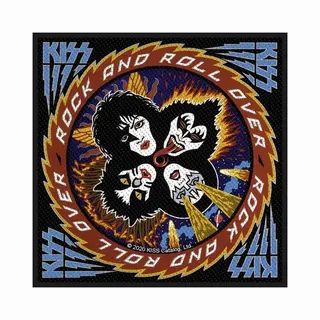 Kiss Rock & Roll Over Patch Multicolour