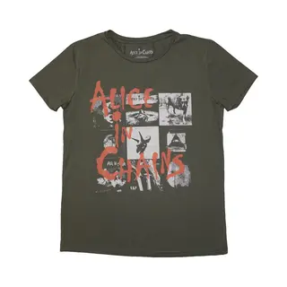 Rock Off Alice In Chains - Albums Montage Dames T-shirt - L - Groen