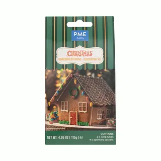 Pme Gingerbread House Decoration Set - Koekhuisje Pakket Voor Feestelijk Gezinsplezier