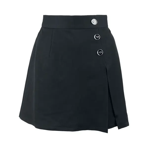 Hell Bunny - Gothic Shorts - Cooper Skorts - Xs Tot Xxl - Voor Vrouwen - Zwart thumbnail