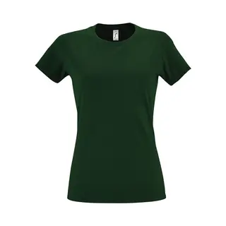 Sol'S Women's Imperial Short-Sleeved T-Shirt In Bottle Green | Size, Medium