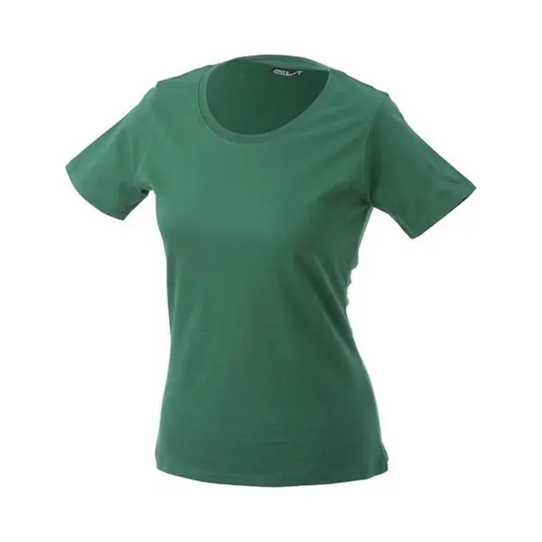 James & Nicholson James And Nicholson Dames/dames Basic T-Shirt (Donkergroen) thumbnail