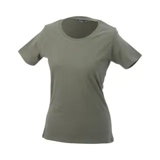 James & Nicholson James And Nicholson Dames/dames Basic T-Shirt (Olijf)