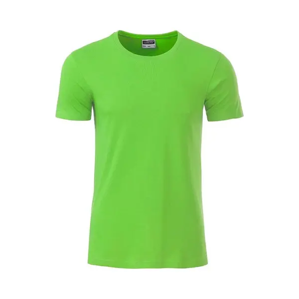 James & Nicholson James And Nicholson - Heren Standaard T-Shirt (Limoen Groen) thumbnail