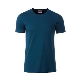 James & Nicholson James And Nicholson - Heren Standaard T-Shirt (Petrol Blauw)