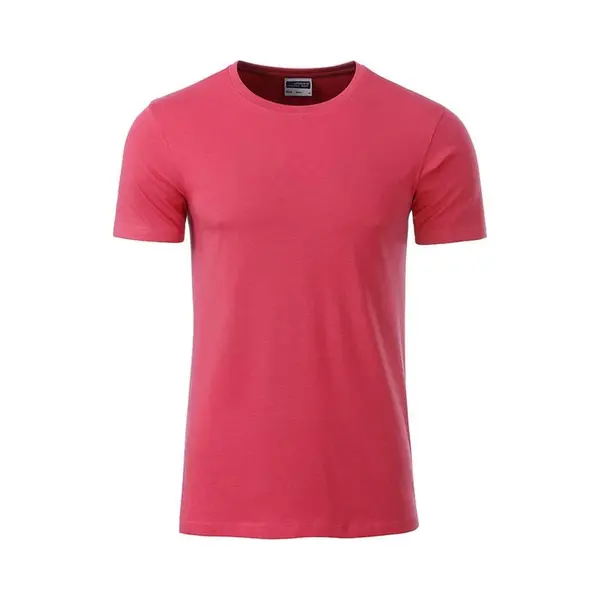 James & Nicholson James And Nicholson - Heren Standaard T-Shirt (Raspberry Roze) thumbnail