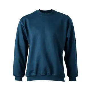James & Nicholson James And Nicholson Unisex Round Heavy Sweatshirt (Benzineblauw)
