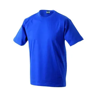 James & Nicholson James And Nicholson Unisex Zware Ronde Tee (Koningsblauw)