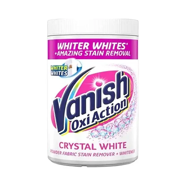 Vanish - Oxi Action - Crystal White - Witte Was Vlekverwijderaar - Whitening Booste Poeder - 940gram thumbnail