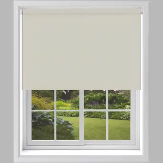Blinds Outlet Blackout Roller Blind In Natural | Size, 240 Cm Width X 160 Cm Drop
