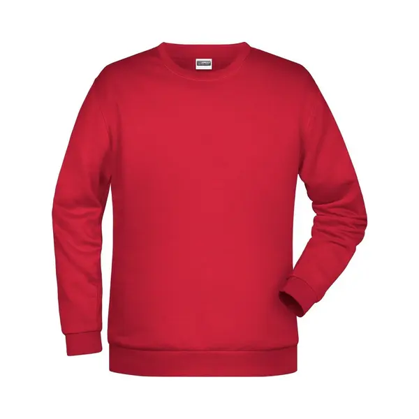 James & Nicholson James And Nicholson Heren Basis Sweatshirt (Rood) thumbnail