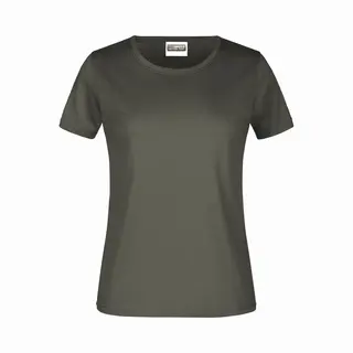 James & Nicholson James And Nicholson Dames/dames Basic T-Shirt (Donkergrijs)