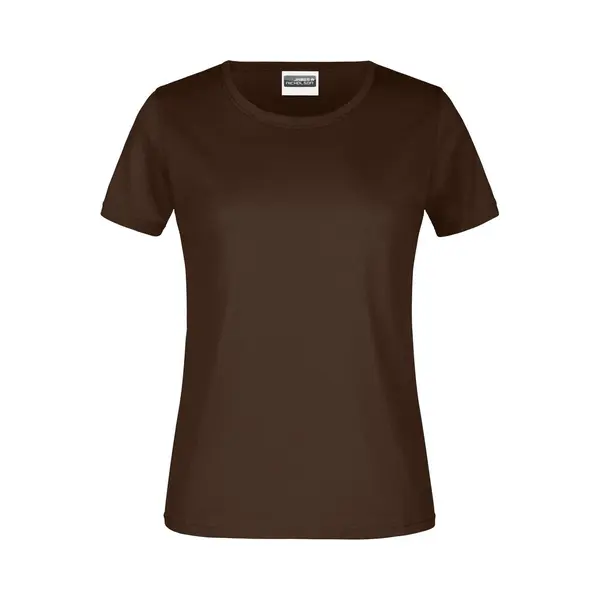 James & Nicholson James And Nicholson Dames/dames Basic T-Shirt (Bruin) thumbnail
