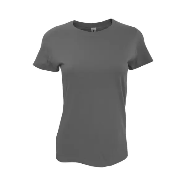 Sol'S Women's Imperial Short-Sleeved T-Shirt In Dark Grey | Size, 3XL thumbnail