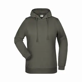 James & Nicholson James And Nicholson Vrouwen/dames Basic Hoodie (Donkergrijs)