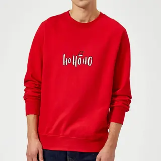 The Christmas Collection International Ho Ho Sweatshirt - Red - Xxl - Red