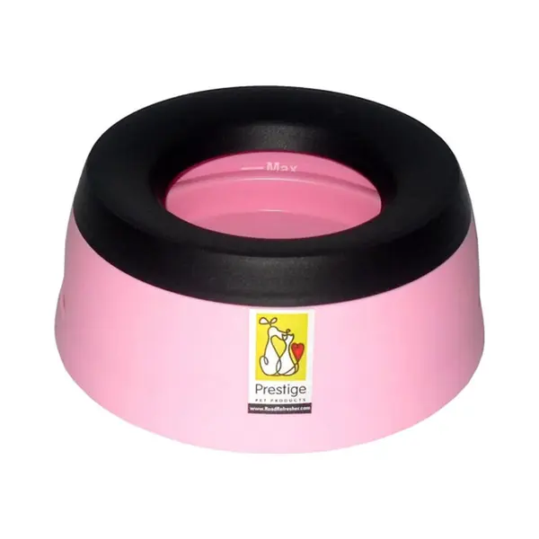 Road Refresher - Rosa, Large - Anti-Leak Haustier Wassernapf - 1 Liter - Für Hunde - Große Rassen - Auslaufsicher thumbnail