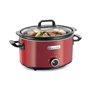 Crock-Pot SCV400RD elektrische sudderpan 3,5 l Zwart, Rood