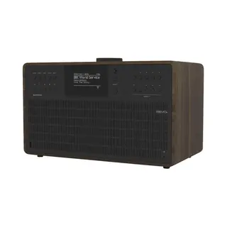 Revo Super Cd Klok Analoog & digitaal Zwart, Walnoot