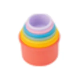 Tickit Silisoft Ronde Stapelbekers (Regenboog), Pk7