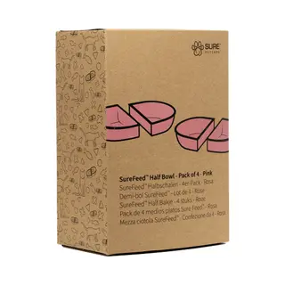 SureFeed Futternapf Halb - 4x - Rosa