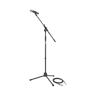 Gear4Music Gesangsmikrofon Mit Galgenstativ Und Kabel