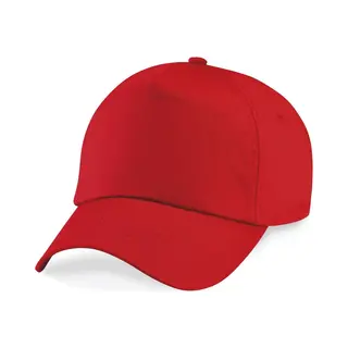 Beechfield Junior Original 5 Panel Cap Bright Red