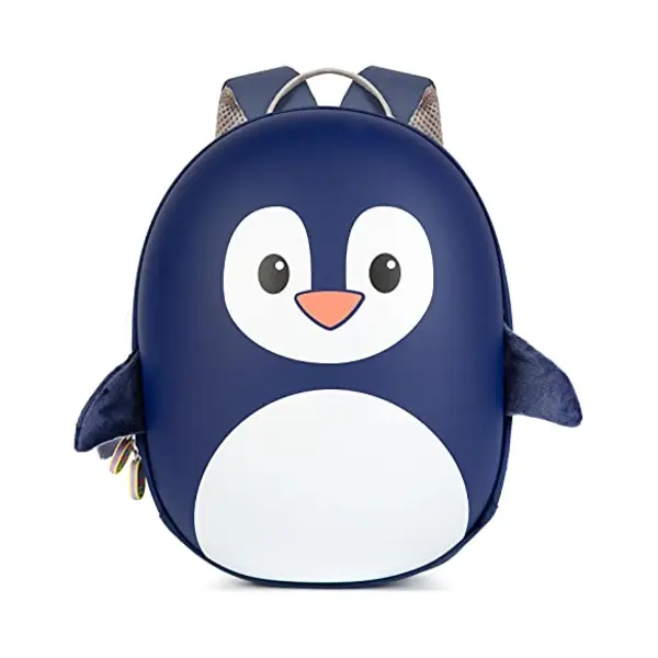 Boppi Tiny Trekker Kinder‑Rucksack Für Reisen & Kindergarten | 4‑Liter Rucksack Für Kleinkinder & Vorschulkinder | Pinguin Blau thumbnail