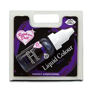 Pati-Versand Rainbow Dust Flüssige Lebensmittelfarbe Airbrush Purple 16ml