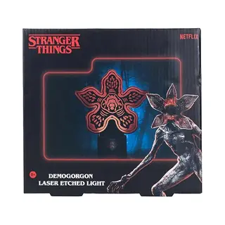 Fizz Creations Stranger Things Demogorgon Laser Etched Light – Officially Licensed Led Lamp With Eerie Red Glow, Usb Or Battery Powered Night Light