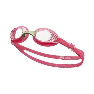 Nike Swim Lil Swoosh Swimming Goggles Dark Pink With Clear Lenses Kids