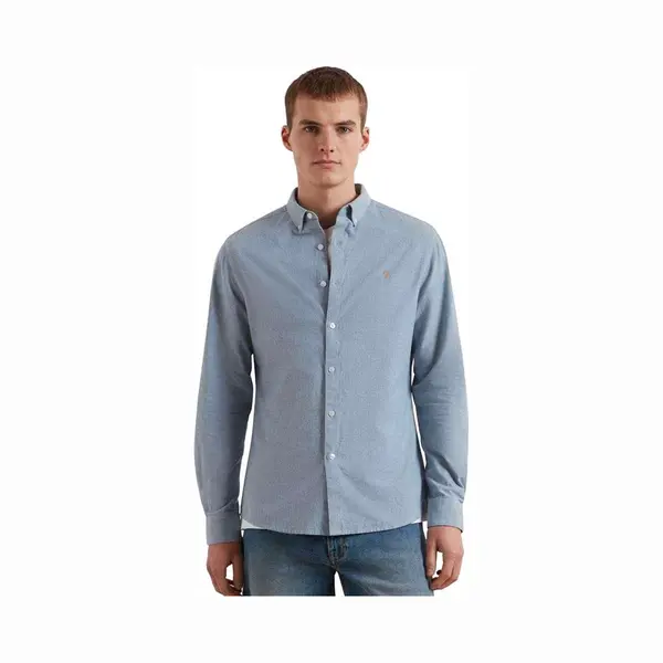 Farah Steen Casual Shirt In Blue - 2XL thumbnail