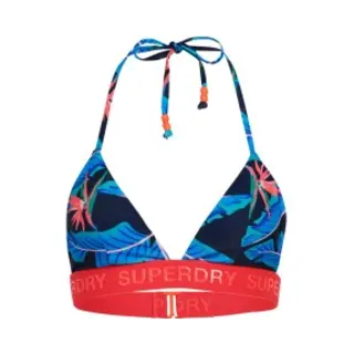 Superdry - Triangelbikinitop Met Logo - Dames - Badpakken