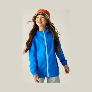 Regatta 'Pack It' Waterproof Packable Shell Jacket In Blue | Size, 2 Years