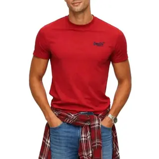 Superdry & Co Shirt 'Essential' Cranberry