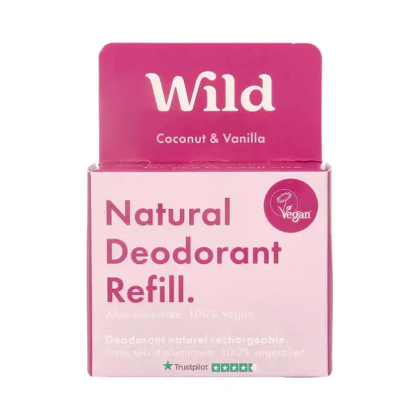Wild Deodorant Coconut & Vanilla Navulling - 40g thumbnail