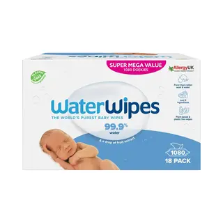 WaterWipes Billendoekjes 18x60 = 1080 Stuks