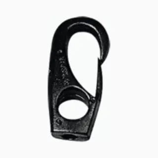 Nuova Rade Elastiek Haken - Zwart - 8mm