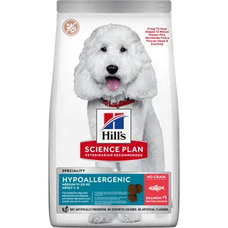 Hill's Science Plan Adult Hypoallergenic Medium Saumon Pour Chien - 2 X 2, 5 Kg