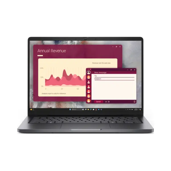 Dell Pro PC14250 Intel Core 5 120U Laptop 35,6 cm (14") Full Hd+ 16 Gb DDR5-Sdram 512 Gb Ssd Wi-Fi 6E (802.11ax) Windows 11 Pro Duits Zilver thumbnail