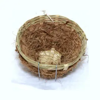 Grizo Nest - Open Riet + Kokos - Met Haken - 11cm