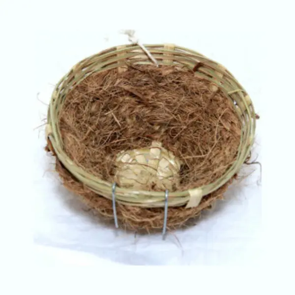 Grizo Nest - Open Riet + Kokos - Met Haken - 11cm thumbnail