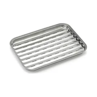 Barbecook Herbruikbare Grillpan - Barbecuepan-Grillpan-Bbq Schaal - Rvs 34.5x24cm