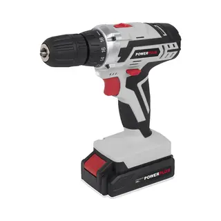 Powerplus POWC1061 Bohrmaschine 1400 Rpm Ohne Schlüssel 1,48 kg Schwarz, Grau, Rot