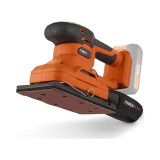 Powerplus Dual Power Akku-Schwingschleifer POWDP50300 - Schleifmaschine 20V - Papier 187x90mm - 24000min-1, Ohne Akku & Ladegerät