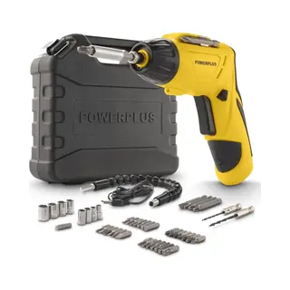 Powerplus Accu Schroevendraaier POWX00406 - Compact Gereedschap Voor Kleine Schroeven, 3, 6 V Spanning