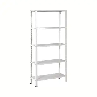 Avasco Erro Storage - Opbergrek - 300 Kg Draagkracht - 5 Verstelbare Legborden - Wit