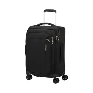 Samsonite, Koffer, Respark Trolley Mit 4 Rollen Erweiterbar 55cm, Schwarz, (44 l)